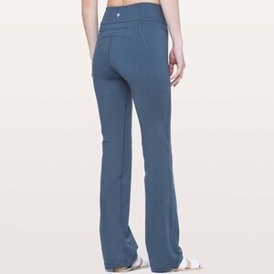Lululemon Groove Pant Bootcut 32" Thunder Blue